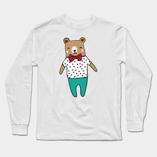 Cute little bear Long Sleeve T-Shirt